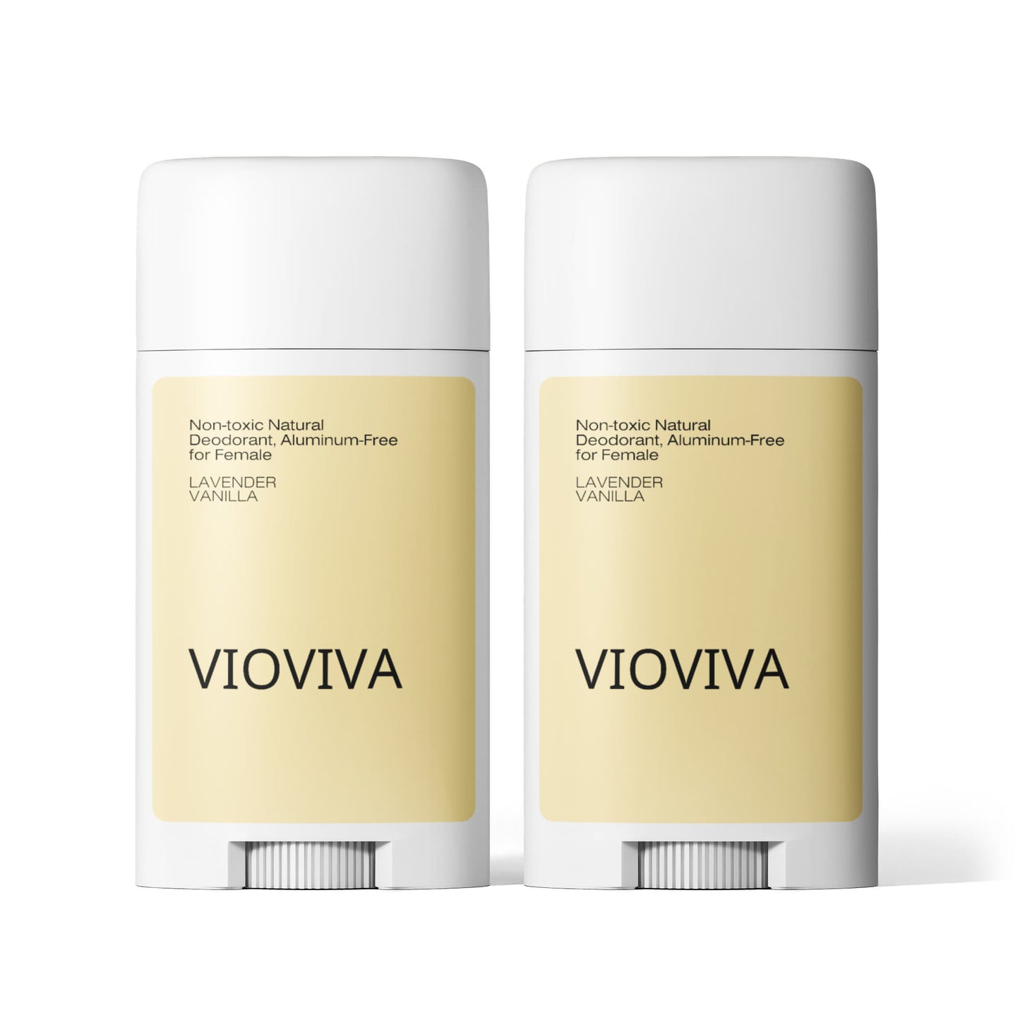 2 Pack Non-toxic Natural Deodorant, Aluminum-Free for Women